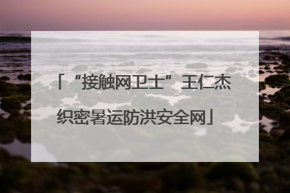 “接触网卫士”王仁杰织密暑运防洪安全网
