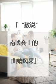 “数说”南博会上的曲靖风采