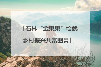 石林“金果果”绘就乡村振兴共富图景