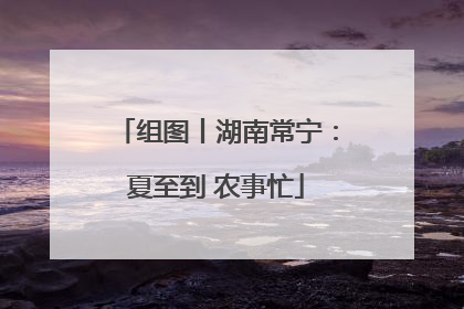 组图丨湖南常宁：夏至到 农事忙