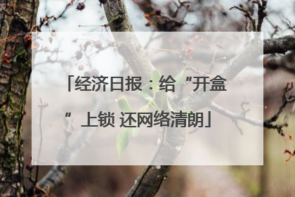 经济日报：给“开盒”上锁 还网络清朗