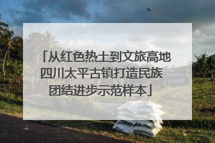 从红色热土到文旅高地 四川太平古镇打造民族团结进步示范样本