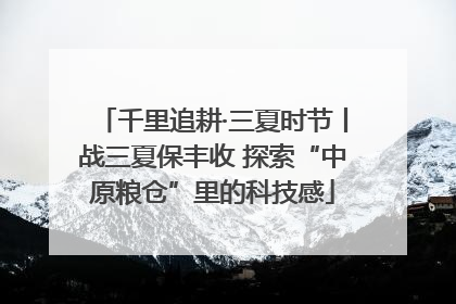 千里追耕·三夏时节丨战三夏保丰收 探索“中原粮仓”里的科技感