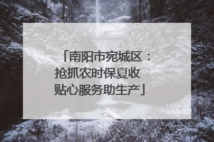 南阳市宛城区：抢抓农时保夏收 贴心服务助生产