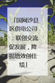 国网沙县区供电公司：联创交流促发展，降损增效创佳绩