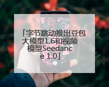 字节跳动推出豆包大模型1.6和视频模型Seedance 1.0