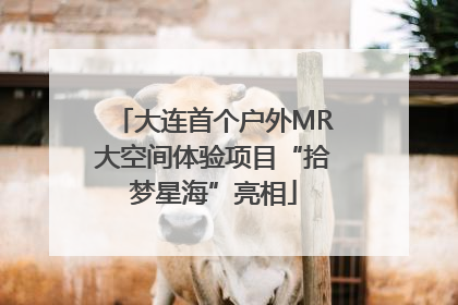 大连首个户外MR大空间体验项目“拾梦星海”亮相
