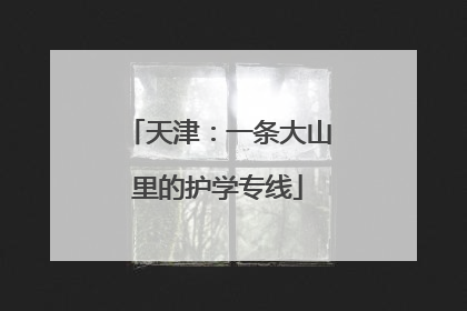 天津：一条大山里的护学专线