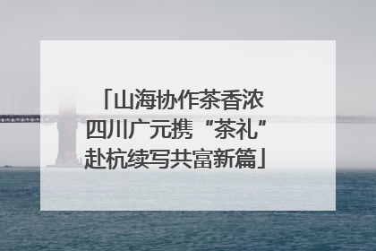 山海协作茶香浓 四川广元携“茶礼”赴杭续写共富新篇