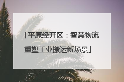 平原经开区：智慧物流重塑工业搬运新场景