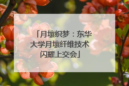月壤织梦：东华大学月壤纤维技术闪耀上交会