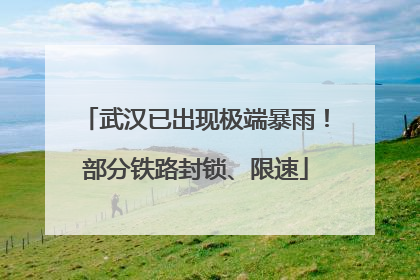 武汉已出现极端暴雨！部分铁路封锁、限速