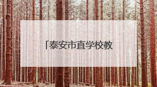 泰安市直学校教师招聘体检通知，6月4日进行！体检人员名单→