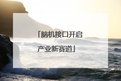 脑机接口开启产业新赛道