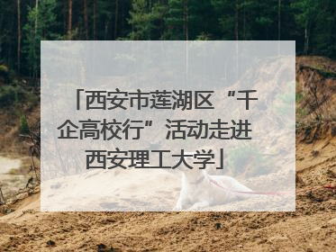 西安市莲湖区“千企高校行”活动走进西安理工大学