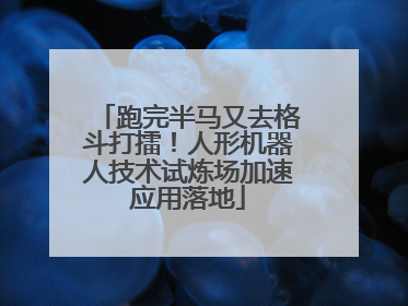 跑完半马又去格斗打擂！人形机器人技术试炼场加速应用落地
