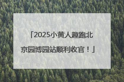 2025小黄人趣跑北京园博园站顺利收官！
