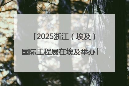2025浙江（埃及）国际工程展在埃及举办