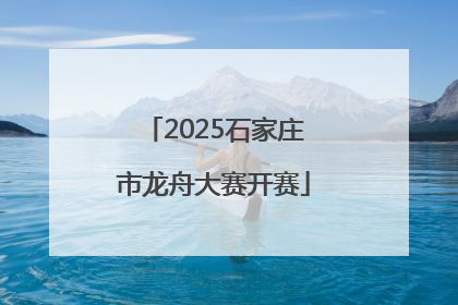 2025石家庄市龙舟大赛开赛