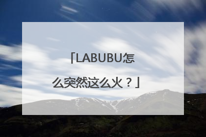 LABUBU怎么突然这么火？